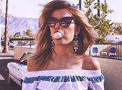 Off-shoulder tops trend