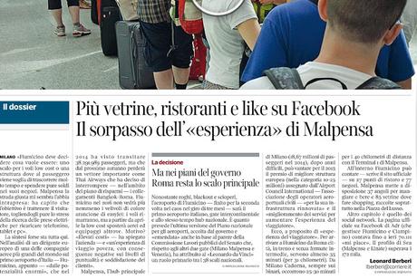 Riflessioni sul perché Fiumicino non debba e non possa più essere l'hub italiano. Si passi a Malpensa