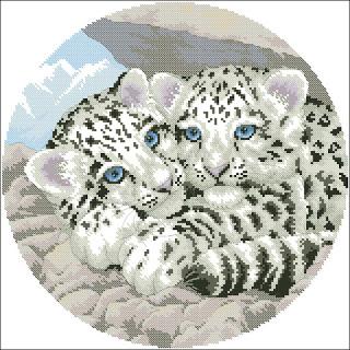 Tigrotti a punto croce