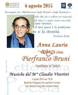 Tra i Mediterranei degli orienti e degli Occidenti: Anna Lauria dialoga con Pierfranco Bruni