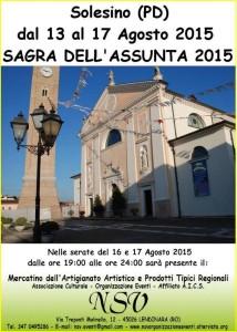 Mercatino della Sagra dell’Assunta a Solesino