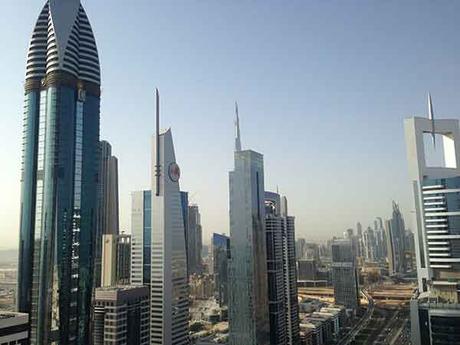 Una veduta dello skyline di Dubai