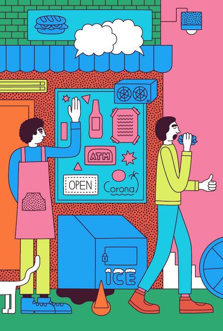 ILLUSTRAZIONE: Disegni stile cartoon di Martina Paukova