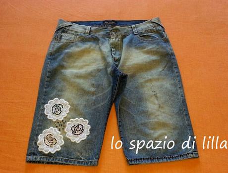 Come trasformare facilmente un jeans da uomo in uno da donna /  An easy way to change a male jeans into a female one