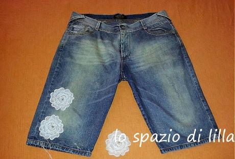 Come trasformare facilmente un jeans da uomo in uno da donna /  An easy way to change a male jeans into a female one