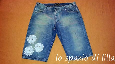 Come trasformare facilmente un jeans da uomo in uno da donna /  An easy way to change a male jeans into a female one