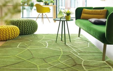 Tappeto verde design