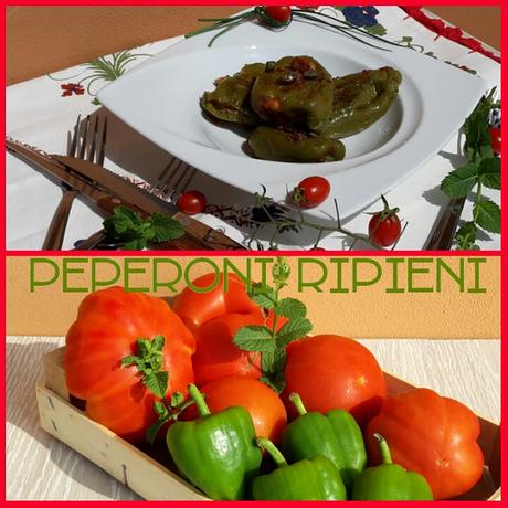 Peperoni ripieni in padella