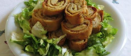 Strudel di pollo e scamorza