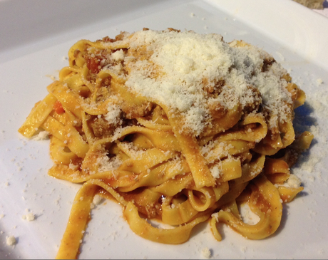 Bimby, Tagliatelle con Ragù alla Bolognese