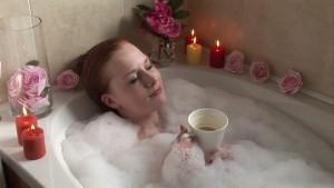 vasca da bagno donna relax