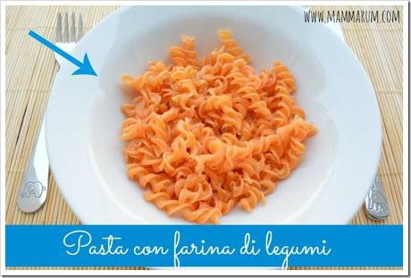 Pasta con farina di legumi