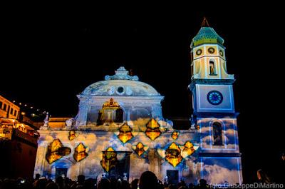 Praiano : si festeggia San Domenico con Luminarie e fuochi