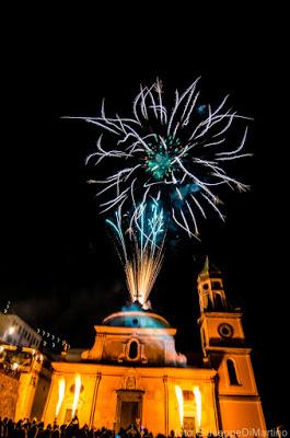 Praiano : si festeggia San Domenico con Luminarie e fuochi