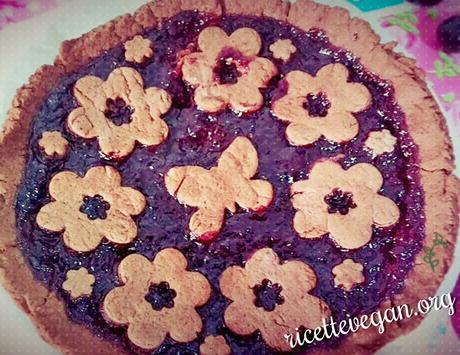 ricettevegan.org - crostata cioccolato e ciliegie