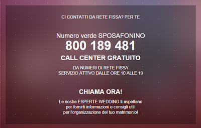 Sposafonino - Il Call Center che aiuta le Spose ad organizzare il matrimonio