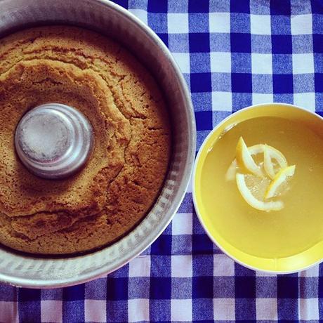 torta all'acqua, crema di limone all'acqua