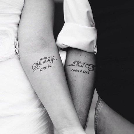 I matching tattoos – Ditelo con il tattoo