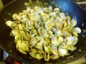 Spaghetti vongole e datterini