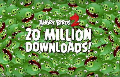 Angry Birds 2 supera i 20 milioni di download in una settimana