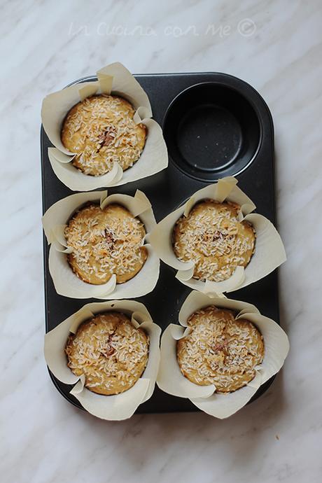 Tortini al cocco e cioccolato