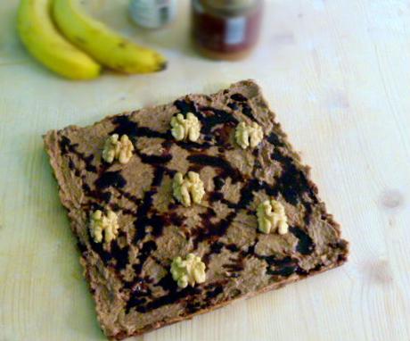 dolce da frigo con burro di arachidi