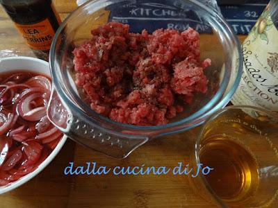 Tartare battuta al coltello al Calvados