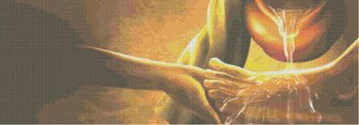 Schema per il punto croce: Lavanda dei piedi