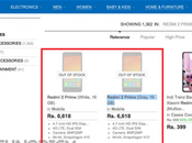 Xiaomi Redmi Prime: prezzo appare Flipkart