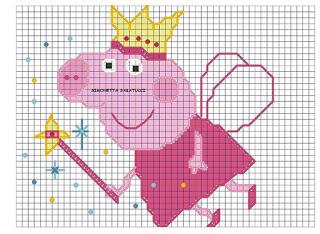 Punto croce disney baby - Peppa Pig