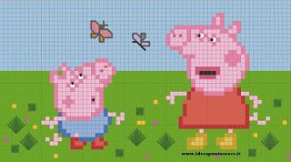 Punto croce disney baby - Peppa Pig