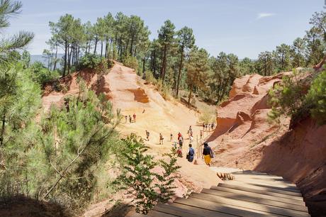 Provenza - Terra di contrasti - Le Ocre di Roussillon, sentiero