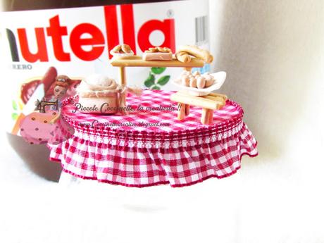 Barattolo Nutella riciclato a panetteria.