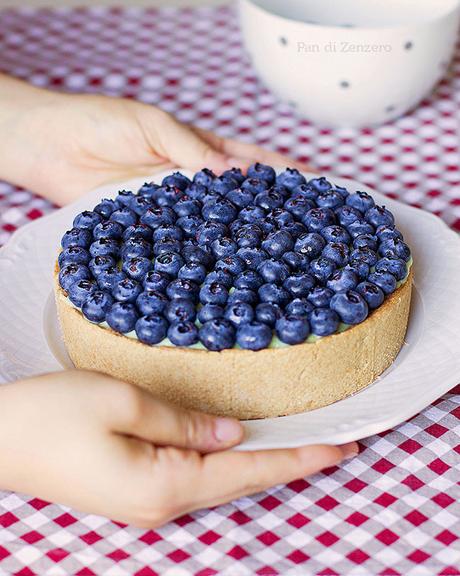 crostata con crema al limone