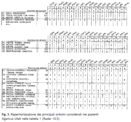 Un caso di artrite reumatoide trattata con Agaricus muscarius a confronto con altri casi dello stesso rimedio