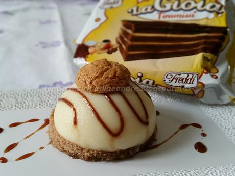 La Gioia Freddi al tiramisù con budino, amaretti e caramello