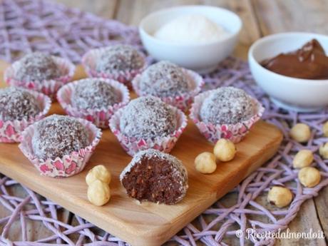 Tartufi cocco e Nutella