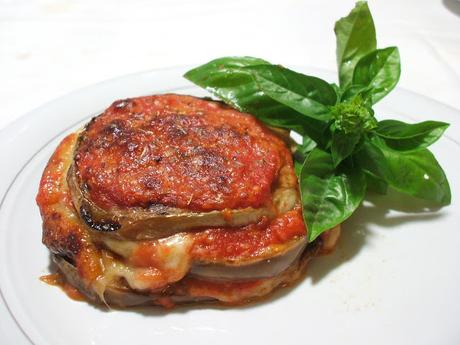 Parmigiana  di Melanzane Aperta