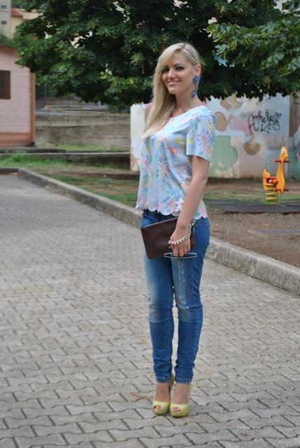 maglia stampa a fiori come abbinare la stampa a fiori outfit stampa a fiori mariafelicia magno fashion blogger colorblock by felym fashion blog italiani fashion blogger italiane blogger bionde outfit 12 agosto 2015 outfit agosto 2015 outfit estivi donna summer outfits how to wear floral print maglia pimkie stampa a fiori maglia pimkie a fiori maglia pimkie azzurra