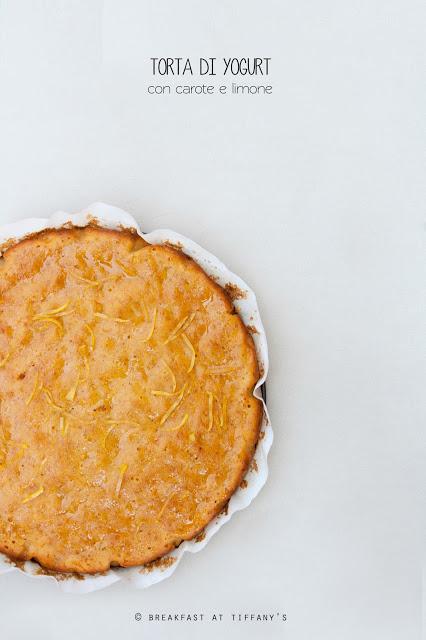 Torta di yogurt con carote e limone / Yogurt cake with carrots and lemon