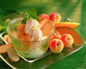 |⇨ Albicocche con gelato di melone