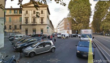 Lieti fini (forse!). La storia fuori di testa di un attraversamento pedonale a Viale Trastevere. Di fronte alla Polizia Municipale