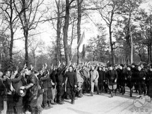 Mussolini visita il Circeo