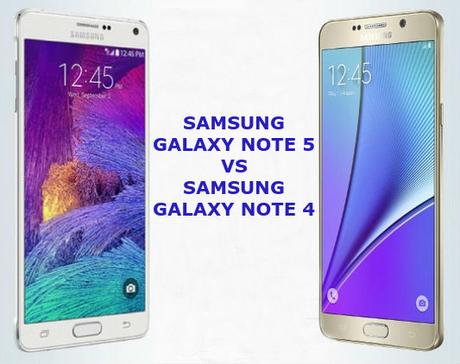 Samsung Galaxy Note 5 vs Samsung Galaxy Note 4: confronto tecnico samsung galaxy note 5 vs samsung galaxy note 4