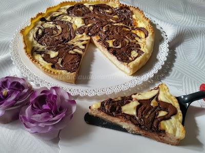 Crostata veloce marmorizzata alla nutella