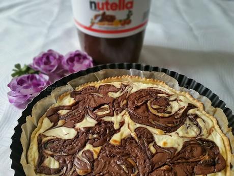 Crostata veloce marmorizzata alla nutella