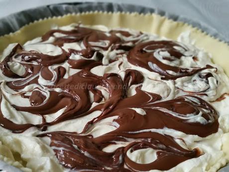 Crostata veloce marmorizzata alla nutella