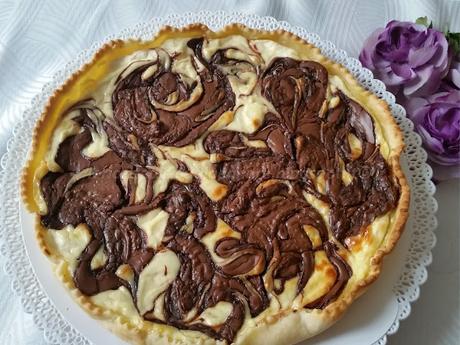 Crostata veloce marmorizzata alla nutella