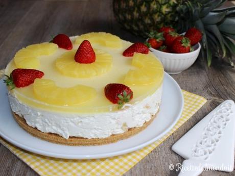 Cheesecake all'ananas