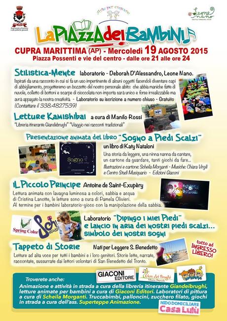 La piazza dei bambini Cupra Marittima (Ap)